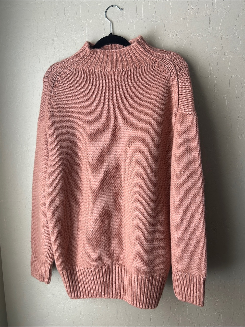Varley Martina Rib Knit Mock Neck Pullover Sweater